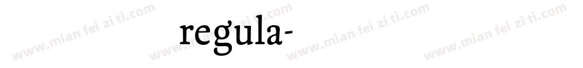 华文圆体 regula字体转换